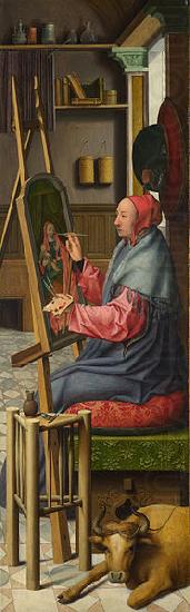 Campin, Robert, Follower of Saint Luke painting the Virgin and Child china oil painting image